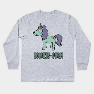 Zombie-Corn Kids Long Sleeve T-Shirt